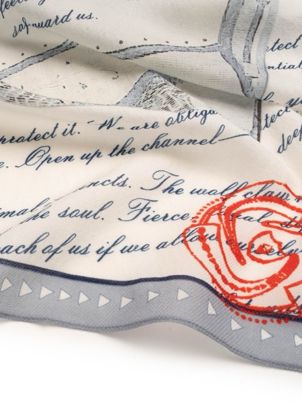 Foundrae SILK BLEND SCARF - Picture 3 of 4
